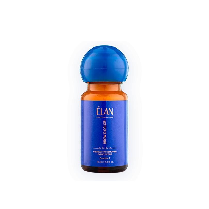 Експерт-система видалення фарби з брів Elan Brow D-Color Емульсія №1, 10мл, фото 1