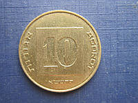 Монета 10 агор Израиль минора