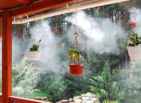 Надійний мікророзпилювач туманоутворювальний для саду, винних льохів, теплиць, грибниць, керування зі смартфона
