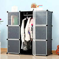 Пластиковый складной шкаф Storage Cube Cabinet MP-39-61, 9 секций