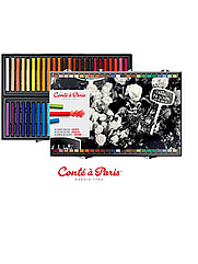 Набір пастель кольорових Conte Colour carres assorted, асорті, 48 шт