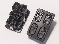Блок кнопок склопідйомників 2-х дверей 2110 (EuroEx) ЕХ-18137
