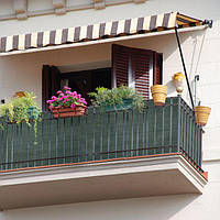 Защитная тканевая сетка для наружного ограждения балкона, патио, ограды с помощью кабельных хомутов, высота