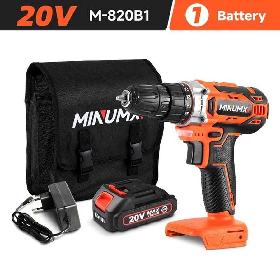 Шуруповерт акумуляторний Minumx M-820b1