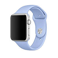 Силиконовый ремешок для Apple Watch 42mm/44mm/45mm/49mm (Голубой)