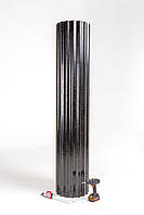Шифер пластиковый армированный "Волнопласт" гофрированный Бронза (коричневый), 3м