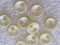 Пуговицы для кукол микро, 5 мм, №2Ж Оттенок - желтый с перламутровым отливом
