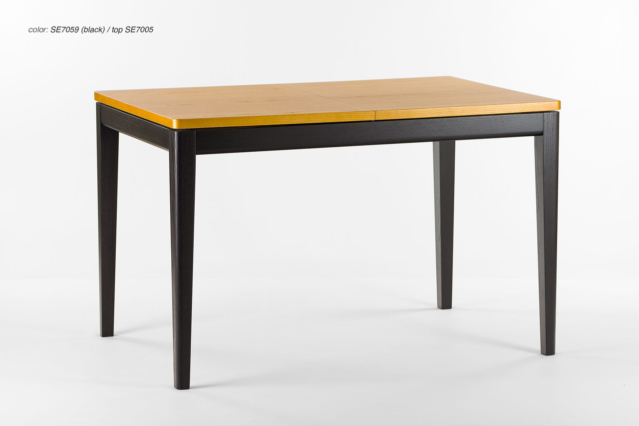 Стіл кухонний дерев'яний розкладний Фішер шпон кухонні обідні розкадні столи у вітальню кімнату столики на кухню