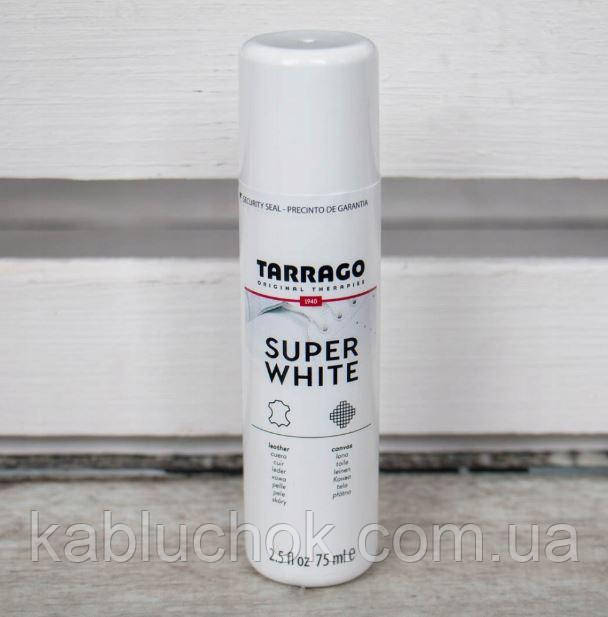 Біла фарба для шкіри, замінника та підошв Tarrago Super White, 75 мл, кол. білий, фото 1