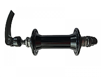 Втулка алюминиевая передняя под эксцентрик на промподшипнике ( V-Brake) Black 36H