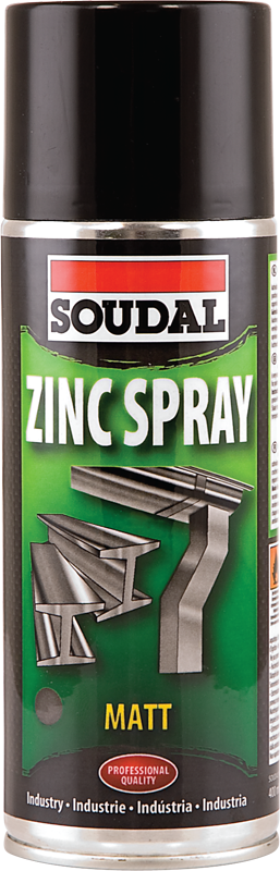 Антикорозійний аерозоль Zinc Spray Soudal 400 мл.