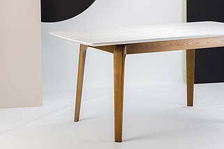 Розкладний стіл "Спейс" HPL білий, фото 3