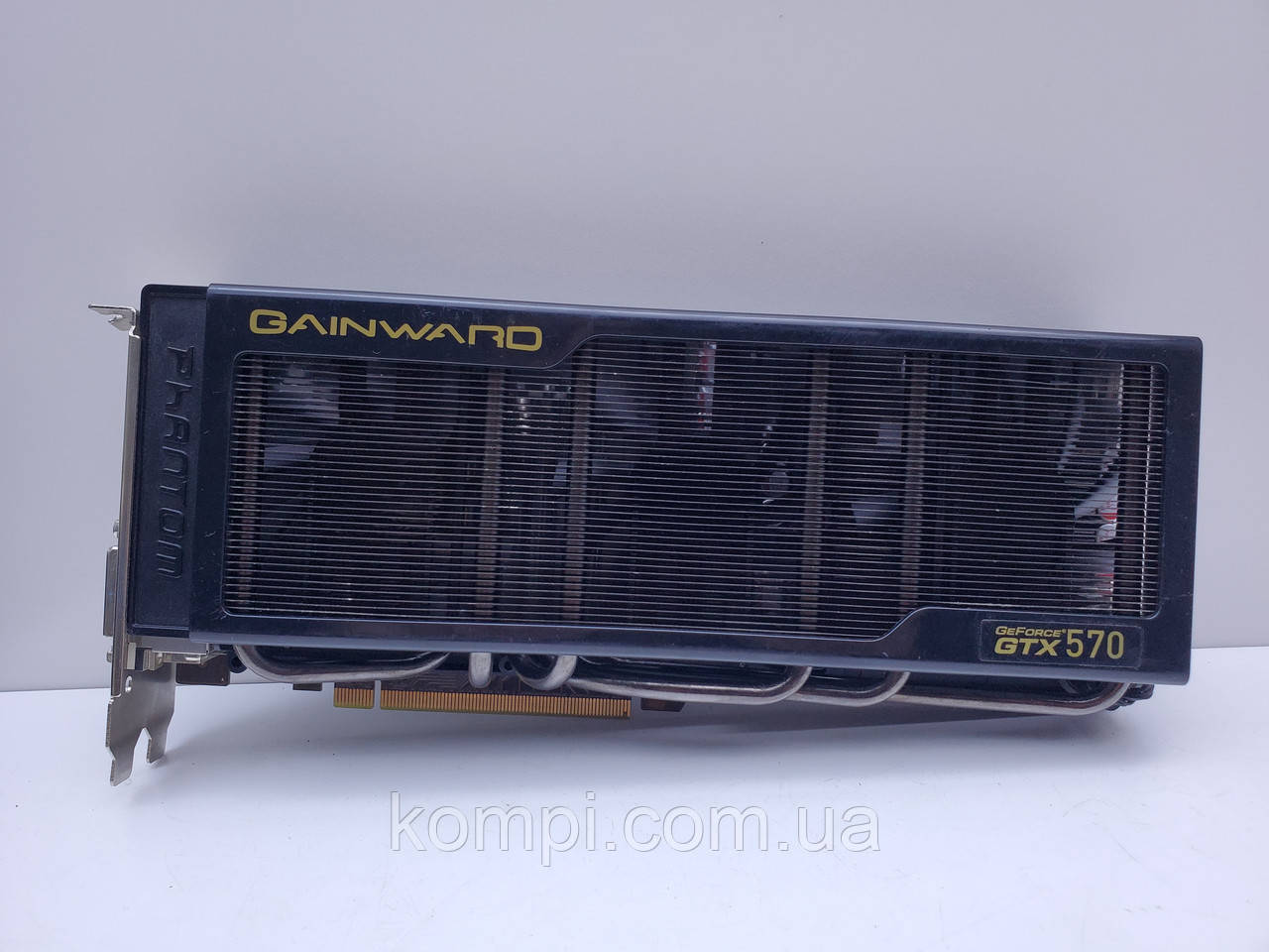 Відеокарта Gainward PHANTOM GTX 570 1280MB (GDDR5,320 Bit,HDMI,PCI-Ex,Б/у)