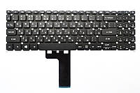 Клавиатура для ноутбука Acer Aspire 3 A315-55G черная без рамки RU/US