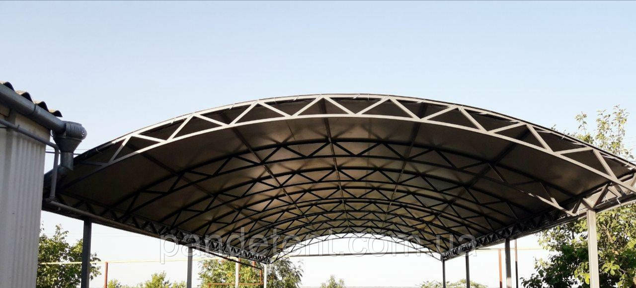 Тентові навіси, козирки, прозорі штори ПВХ для садових павільйонів, альтанок, терас, літніх кафе