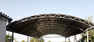 Тентові навіси, козирки, прозорі штори ПВХ для садових павільйонів, альтанок, терас, літніх кафе