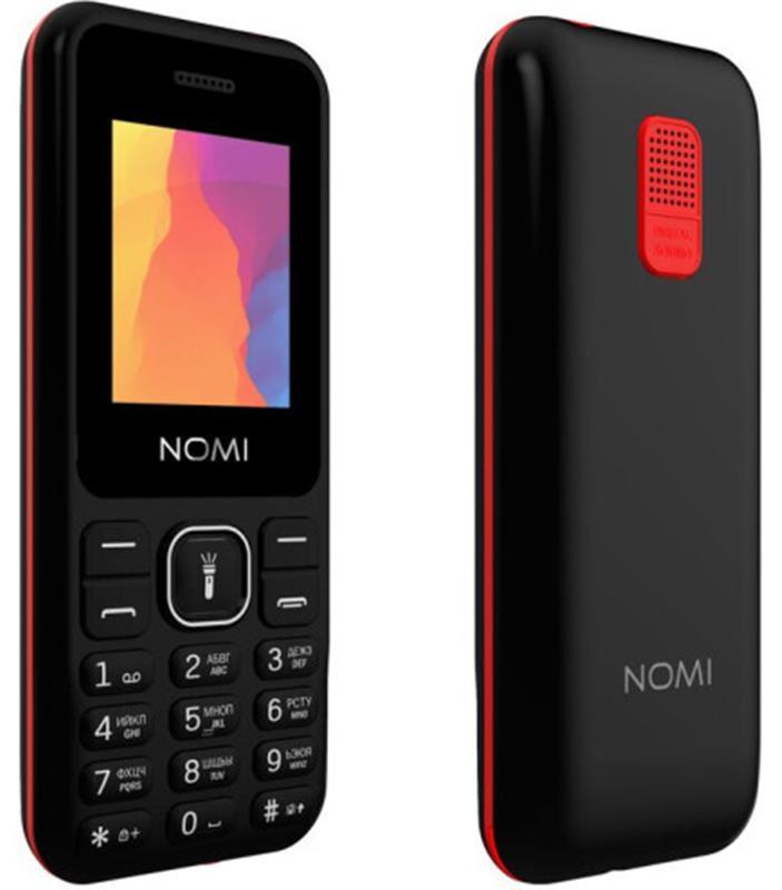 Мобiльний телефон Nomi i1880 Dual Sim Red, фото 1