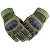 Тактичні рукавички із закритими пальцями + Подарунок Тактичний ремінь Tactical Belt 145 см, фото 4