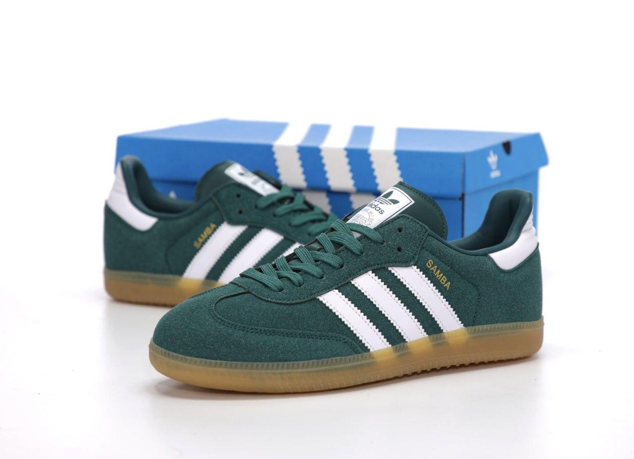 Мужские кроссовки Adidas Samba Grey (Легкие кроссовки Адидас Самба ...