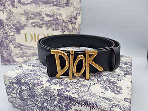 Ремінь Christian Dior із золотою пряжкою