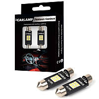 Светодиодные автолампы CARLAMP C5W Софитка+canbus Т11x41 мм (SJ-K6-41мм)