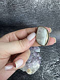 Кільце з натуральним місячним каменем кільце овал місячний камінь в сріблі каблучка розмір 17. Індія., фото 3