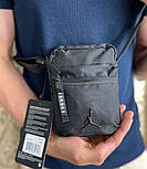 Сумка чоловіча Jordan барсетка через плече маленька для телефону. Месенджер, Messenger. Люкс, фото 2