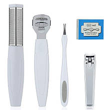 Набір інструментів (5 в 1) для виконання обрізного педикюру та шліфування стоп - DX. №4