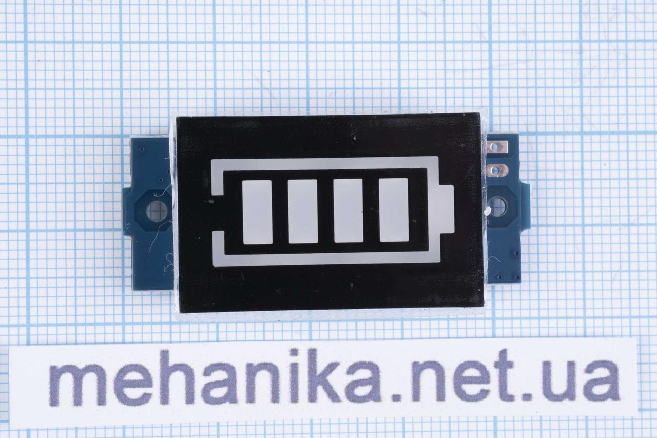 Панель индикатор уровня заряда для Li-Ion 1S аккумуляторов, DC4.2V ...