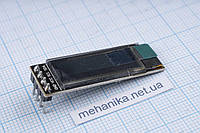 OLED дисплей графический SSD1306 I2C 0.91" 128x32 Arduino AVR STM32 (голубой)