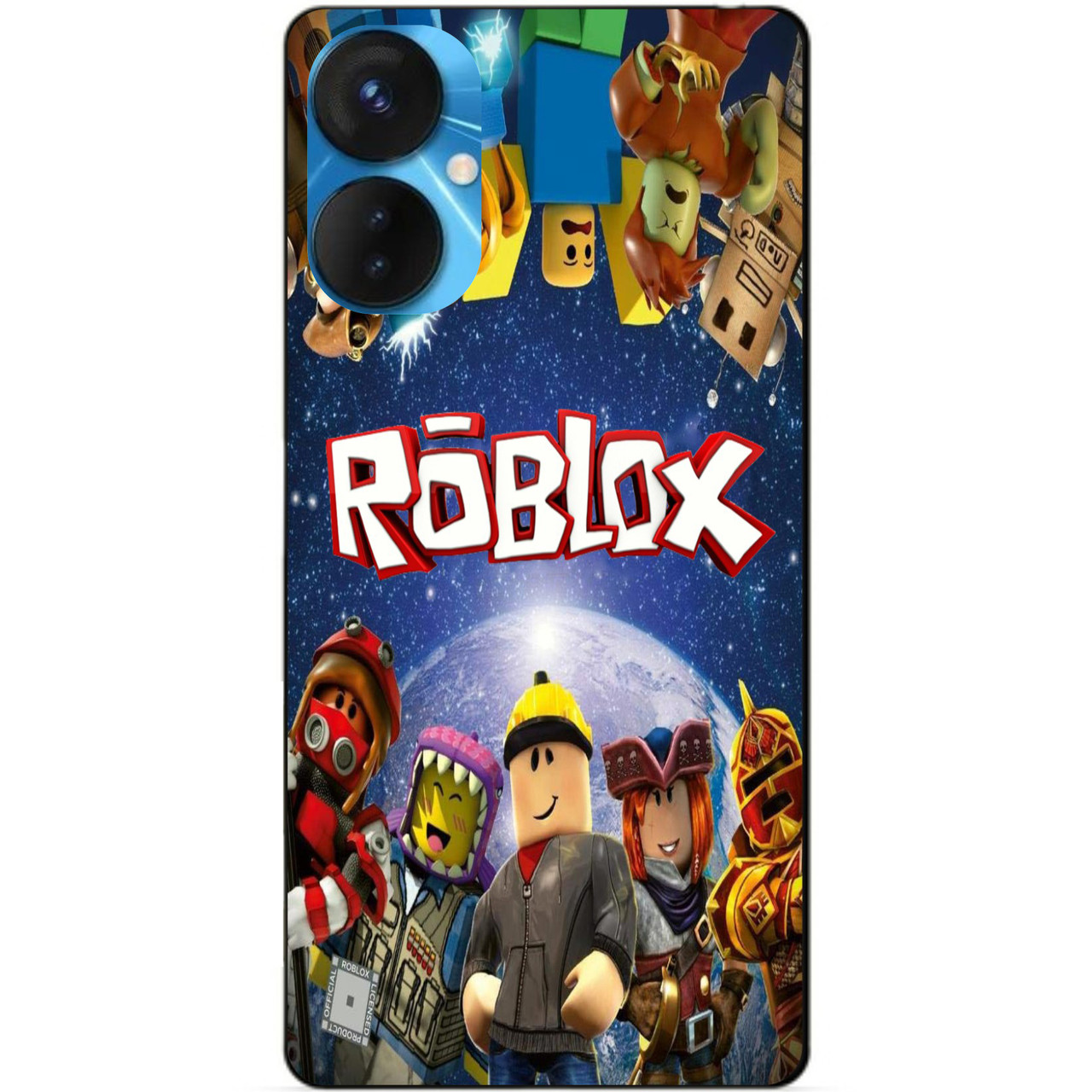 Силіконовий бампер чохол для Tecno Spark 9 Pro з малюнком Роблокс Roblox