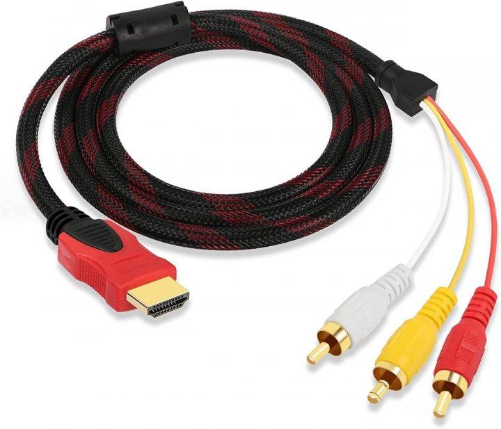Кабель HDMI-3RCA 1.5м (ID#1858271349), цена: 185 ₴, купить на Prom.ua