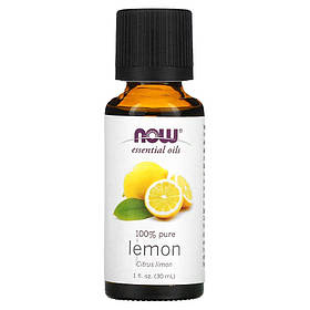 Ефірна олія NOW Essential Oils Lemon, 30 мл