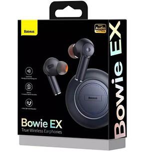 Навушники Bluetooth Baseus True Wireless Earphones Bowie EX Black, фото 4
