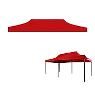 Крыша для торгового шатра 3х6 м Красный Крыша тент на раздвижной шатер ...