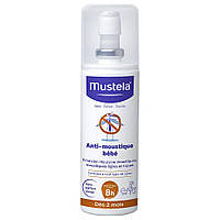 Mustela spray (Anti-mosquito) 100мл.- мустела спрей от клещей и комарей для всей семьи и детей от 2 месяцев