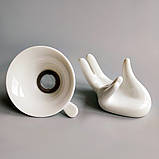 Фарфоровий розписний чайний набір на 14 предметів, фото 4