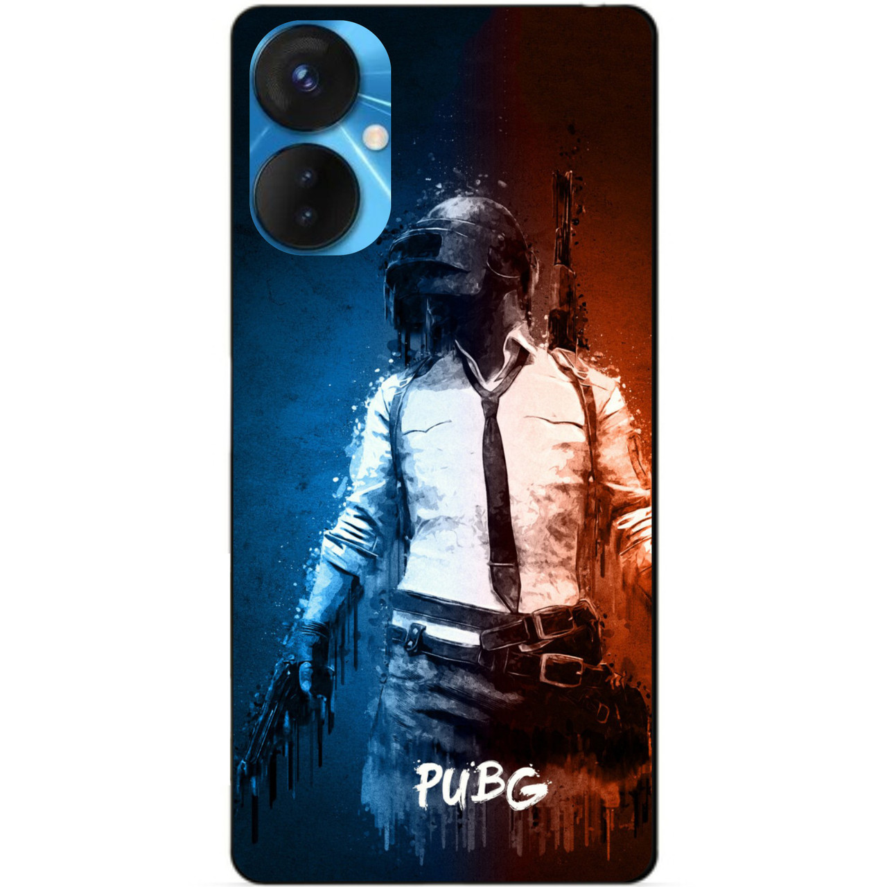 Силіконовий бампер чохол для Tecno Spark 9 Pro з малюнком PUBG ПАБГ