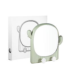 Дзеркало для макіяжу косметичне настільне на підставці "Кактус"