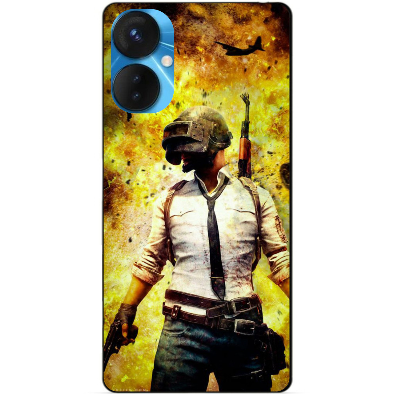 Силіконовий бампер чохол для Tecno Spark 9 Pro з малюнком ПАБГ PUBG