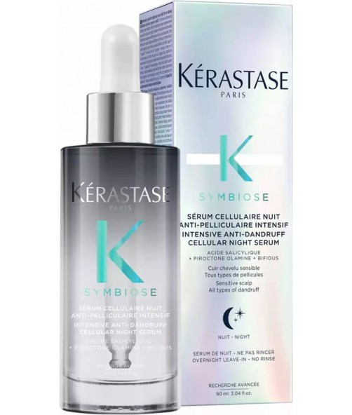 Інтенсивна нічна сироватка для чутливої шкіри голови Kerastase Symbiose Serum Cellulaire Nuit Anti-Pelliculaire Intensif 90 мл