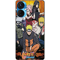 Силіконовий бампер чохол для Tecno Spark 9 Pro з малюнком Naruto аніме Наруто