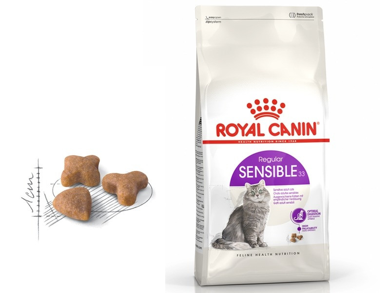 Royal Сanin Sensible 33 сухий корм для котів із чутливою системою травлення, 10 КГ