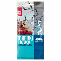 Пакетики для льоду 500 шт "АNNA" самозакриваючі