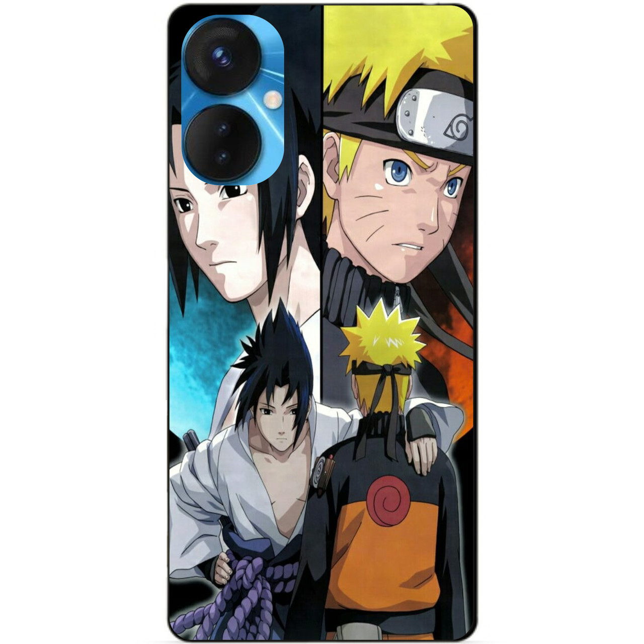 Силіконовий бампер чохол для Tecno Spark 9 Pro з малюнком Наруто Узумакі Naruto