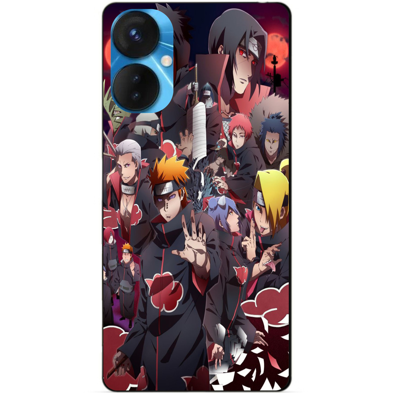 Силіконовий бампер чохол для Tecno Spark 9 Pro з малюнком Наруто аніме Naruto