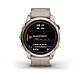 Смарт-годинник Garmin Fenix 7S Pro - Sapphire Solar Edition - ніжно-золотистий зі шкіряним ремінцем пісочного кольору, фото 4