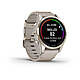 Смарт-годинник Garmin Fenix 7S Pro - Sapphire Solar Edition - ніжно-золотистий зі шкіряним ремінцем пісочного кольору, фото 5