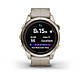 Смарт-годинник Garmin Fenix 7S Pro - Sapphire Solar Edition - ніжно-золотистий зі шкіряним ремінцем пісочного кольору, фото 9