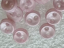 Гудзики для ляльок мікро, 5 мм, №5Ж Відтінок - рожевий з перламутровим відливом